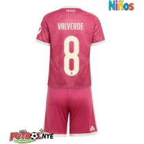 Camiseta Real Madrid Federico Valverde #8 Tercera Equipación para niños 2026-27 manga corta (+ pantalones cortos)